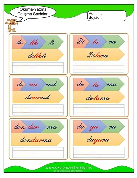 d sesi Grubu Çalışma Sayfaları